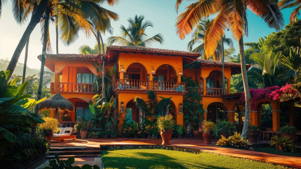 colourful traditional mexican house 23 2151769184