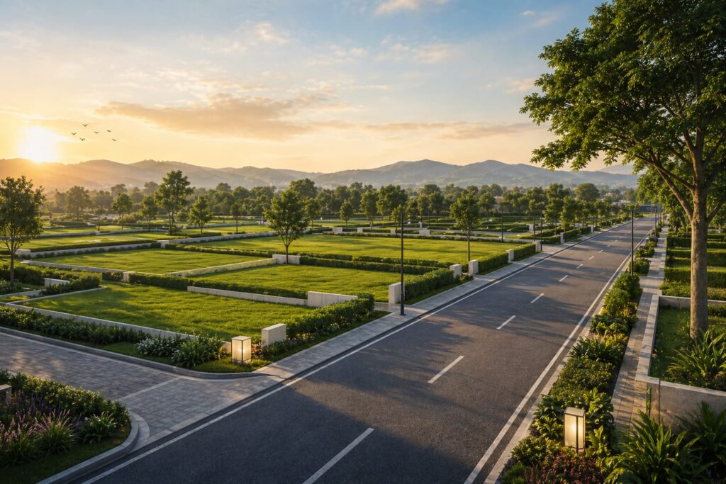 Villa plots in North Bangalore gated community villa plots bangalore